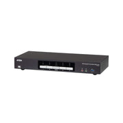 Aten Desktop KVMP Switch 4 Port Dual Display 4k DisplayPort w/ audio Cables I...
