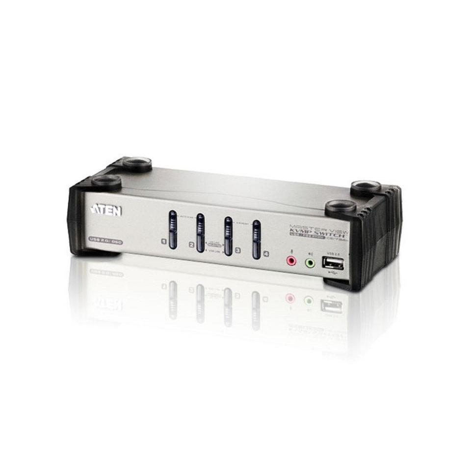 Aten Desktop KVMP Switch 4 Port Single Display VGA with Audio OSDFS