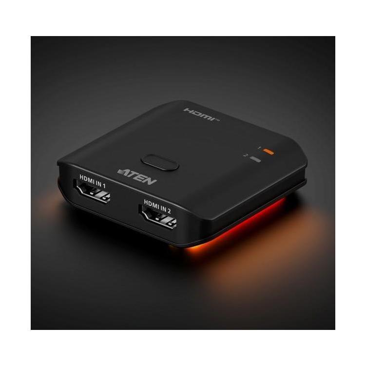 Aten Essential 2-Port 8K HDMI Switch 8K@60Hz 4K@120Hz LPCM 7.1 Dolby DTS-HD