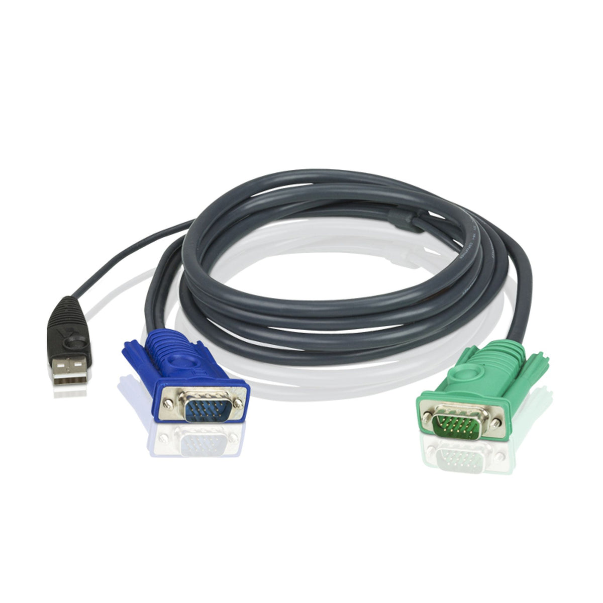 Aten KVM Cable 1.2m VGA USB to 3in1 SPHD