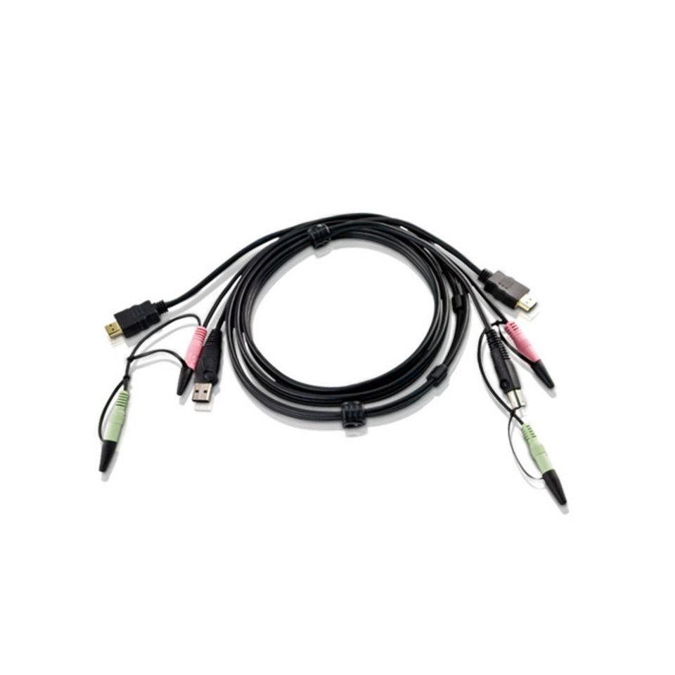 Aten KVM Cable 1.8m HDMI USB Audio to HDMI USB Audio