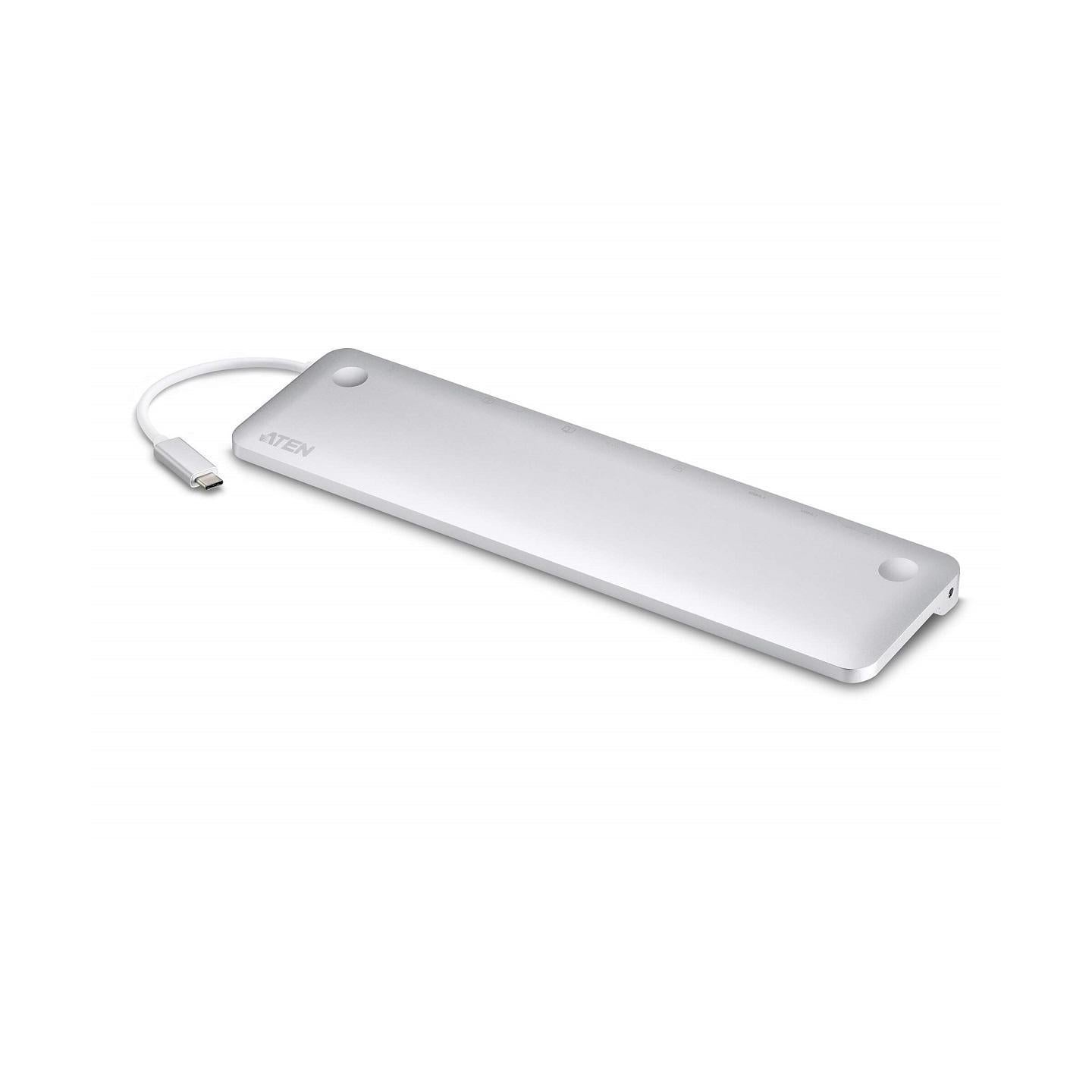 Aten Multiport Mini Dock USB-C 3x USB 3.1 Gen 1 Ports USB-C Power Pass throug...