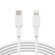 Belkin BoostCharge 1.01m USB-C to Lightning Data Transfer Cable White