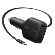Belkin BoostCharge 30W Auto Adapter 70cm Cable 12V DC Input