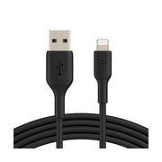Belkin BoostCharge Braided Lightning to USB-A Cable 0.15M Black CAA002bt0MBK