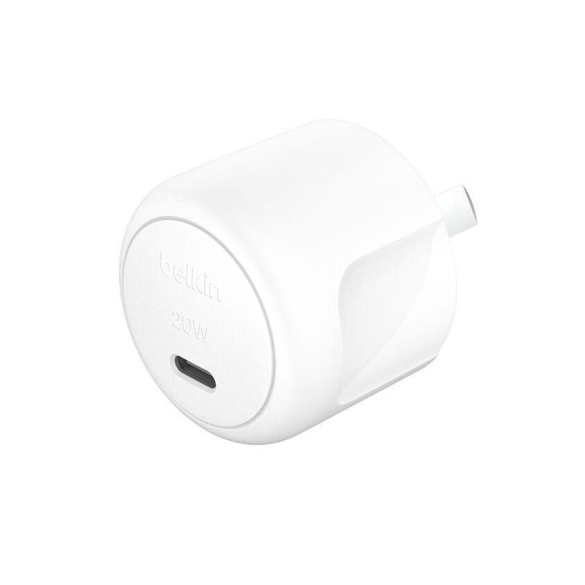 Belkin BoostCharge Compact 20W USB-C Wall Charger White