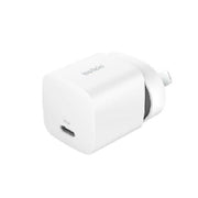 Belkin BoostCharge Compact 25W USB-C Cubic Wall Charger White