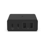 Belkin BoostCharge Pro 108W USB-C 4-Port GaN Wall Charger Black 2xUSB-C 2xUSB-A