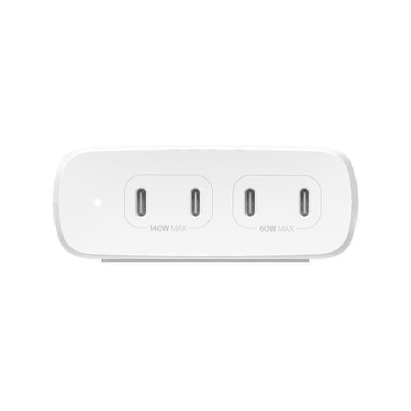 Belkin BoostCharge Pro 200W USB-C 4-Port GaN Wall Charger White