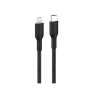 Belkin BoostCharge Pro Braided Lightning to USB-C Cable 1M 3A 15W Black