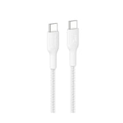 Belkin BoostCharge Pro Braided USB-C to USB-C Cable 1M White 5A/240W 480Mbps