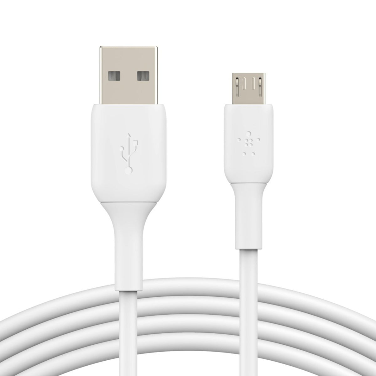 Belkin BoostCharge USB-A to Micro-USB Cable 1M White 25K+ Bends USB-IF Certified
