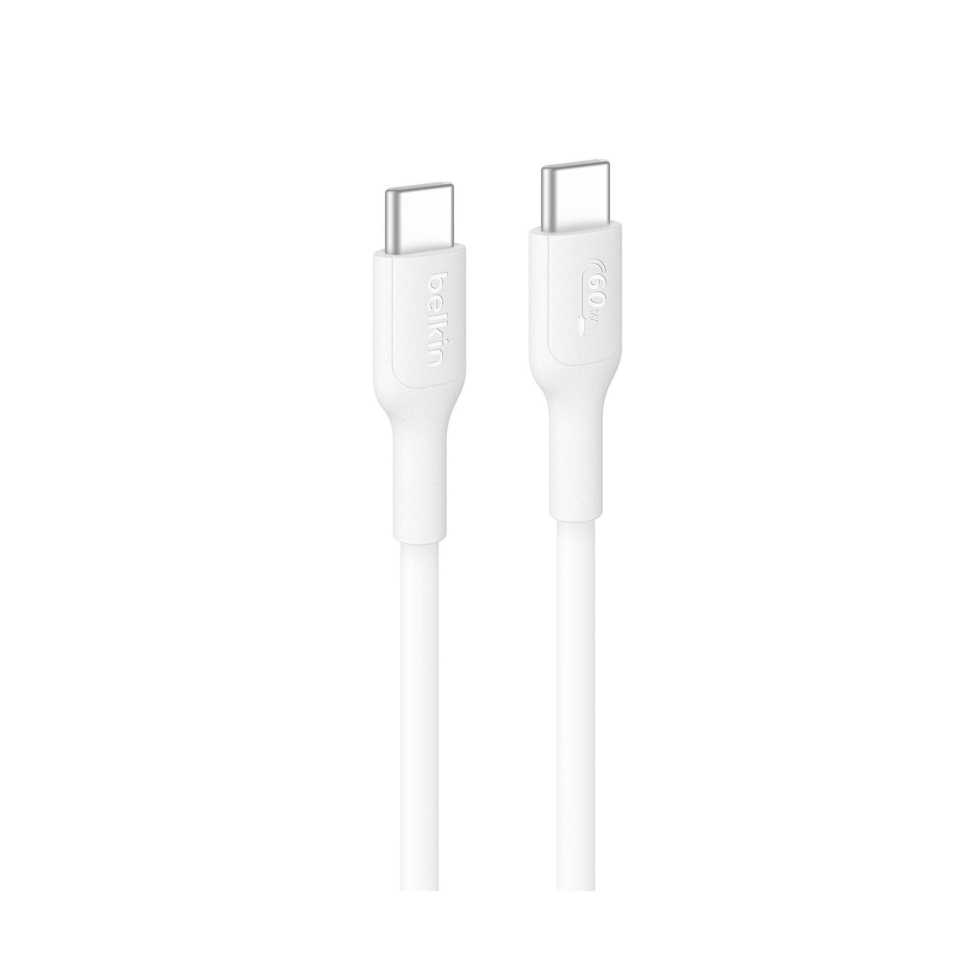 Belkin BoostCharge USB-C to USB-C Cable 15cm White 60W 480Mbps
