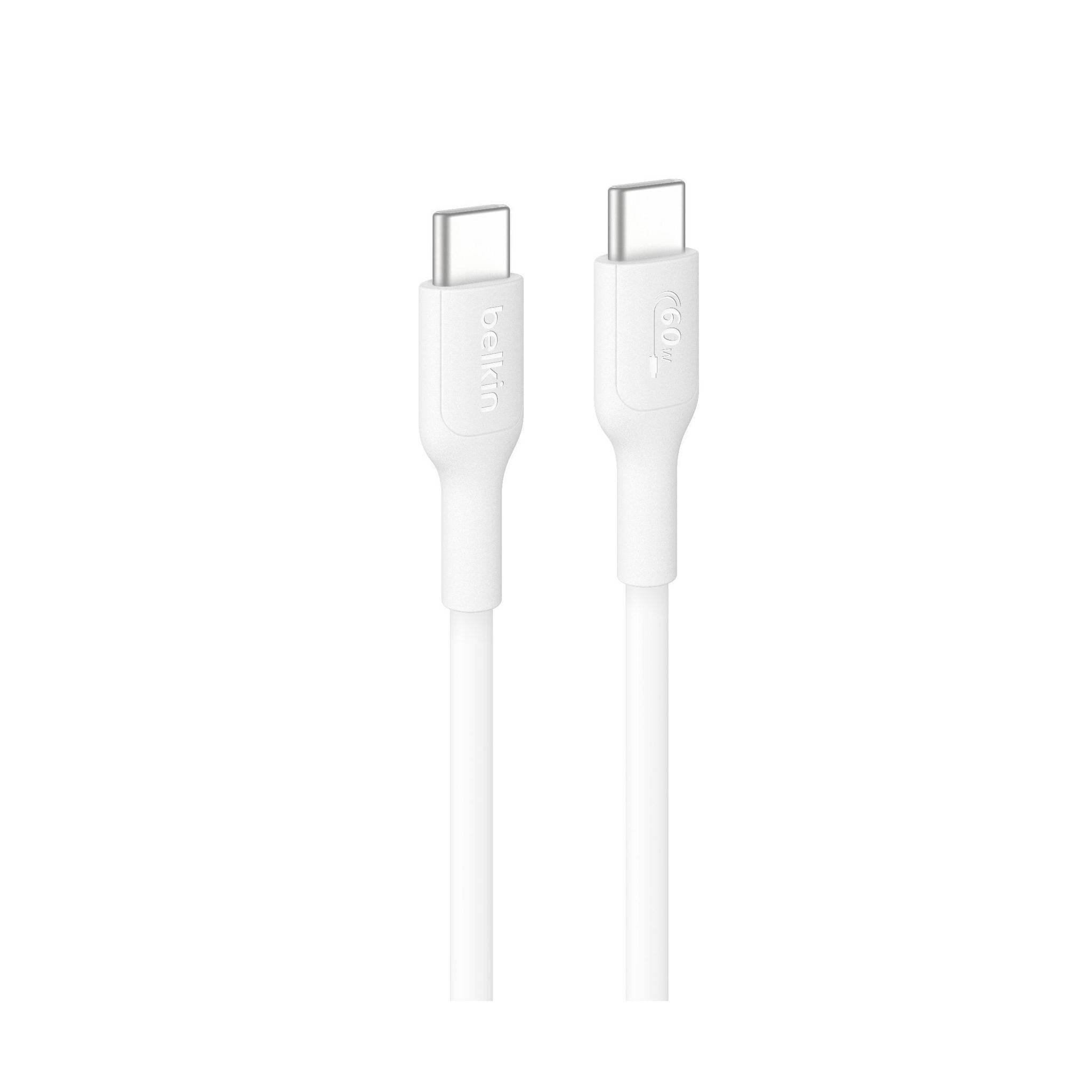 Belkin BoostCharge USB-C to USB-C Cable 15cm White 60W 480Mbps