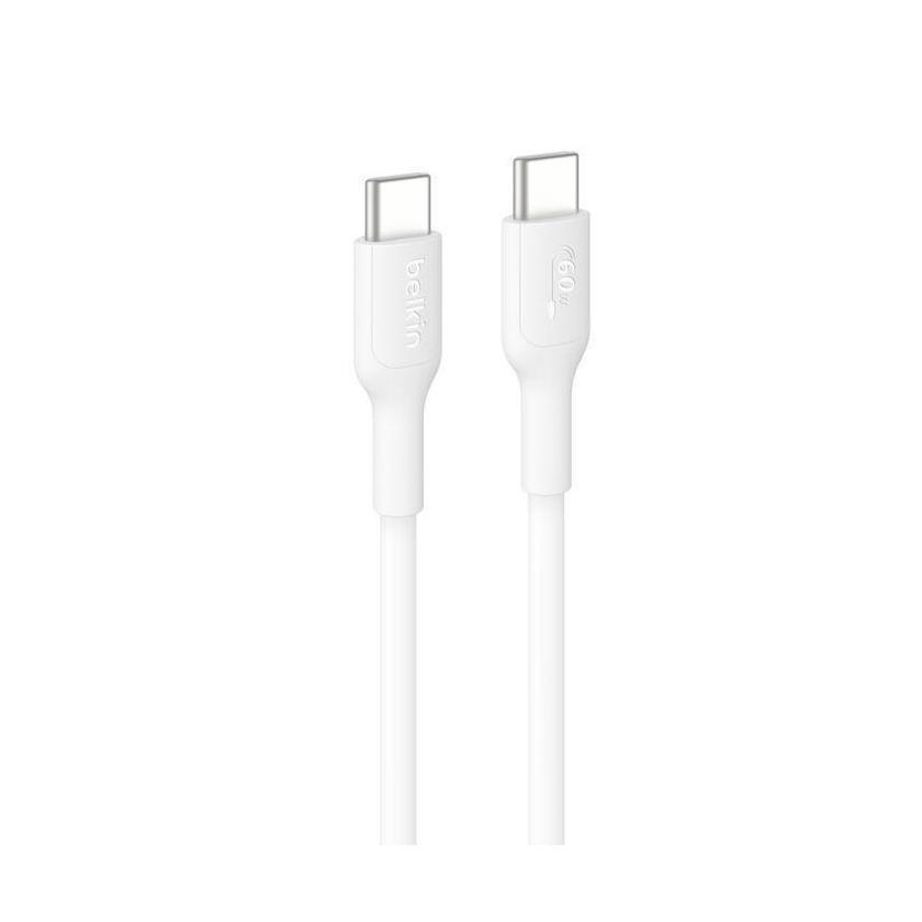 Belkin BoostCharge USB-C to USB-C Cable 2M White 3A/60W 480Mbps