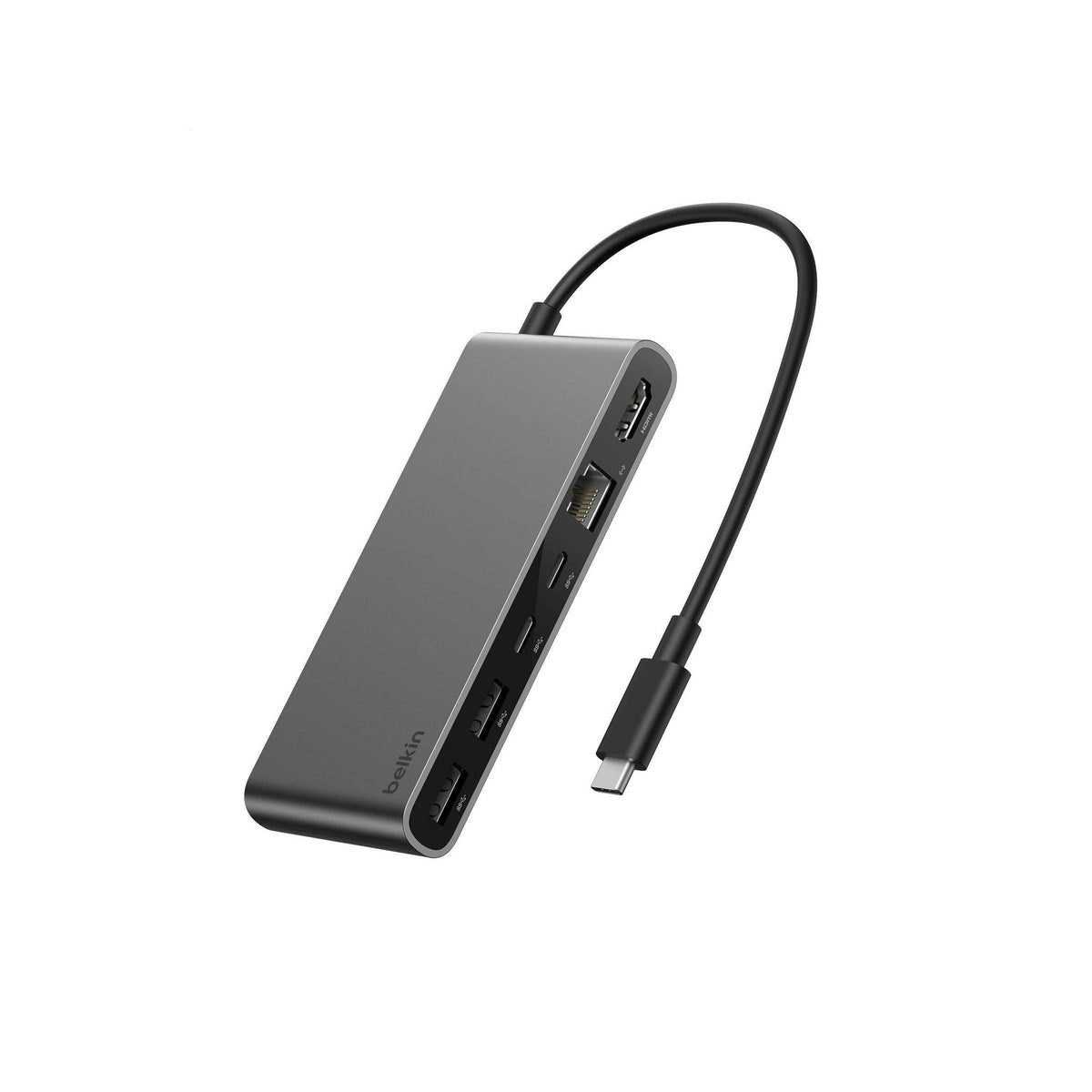 Belkin Connect 8-Port USB-C Hub 2.5Gb Ethernet 100W PD 4K@60Hz 2xUSB-A 1xHDMI