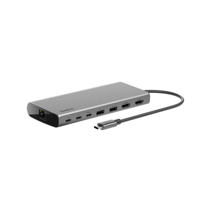 Belkin Connect Universal USB-C 8-in-1 Dual Display Core Hub - Space Grey (INC...