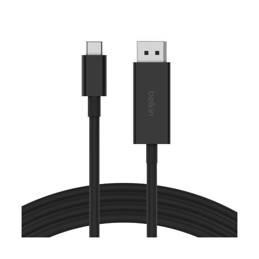 Belkin Connect USB-C to DisplayPort 1.4 Cable (2M) - Black (AVC014BT2MBK) 32....