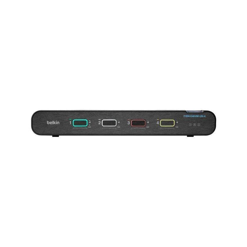 Belkin F1DN104KVM-HA-4 4-Port Secure KVM Switch Black