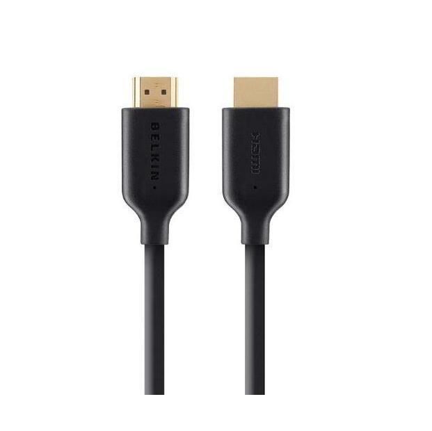 Belkin High Speed HDMI Cable With Ethernet 1M Black 4K 120Hz 1080p 3D