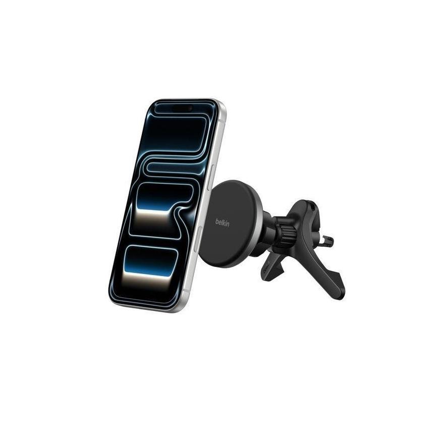 Belkin Magnetic Wireless Car Charging Vent Mount With Qi2 27W Car Adapter Black