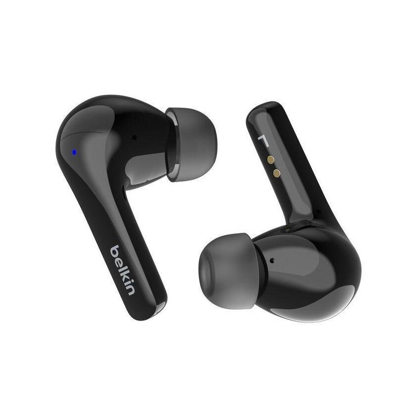 Belkin SoundForm Motion True Wireless Earbuds 33h Battery 12mm Drivers BT 5.3 IPX5 Black