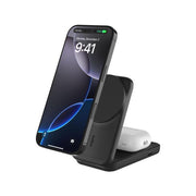 Belkin UltraCharge 2-in-1 Foldable Magnetic Wireless Charger With Qi2 45W USB-C Wall Charger Black