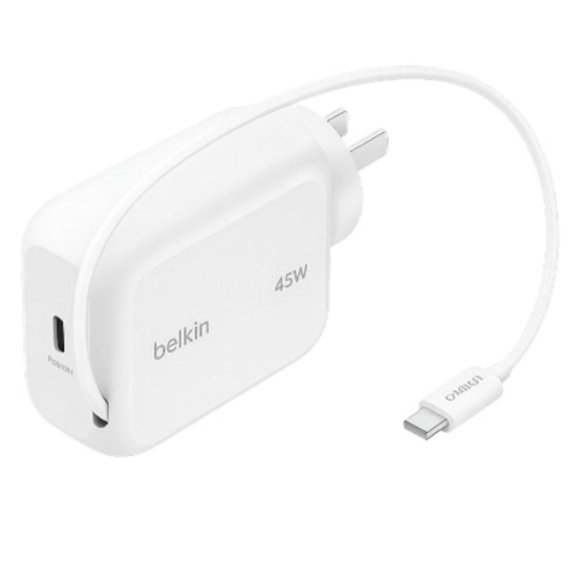 Belkin UltraCharge 45W AC Adapter 2 USB-C 1.01m Cable
