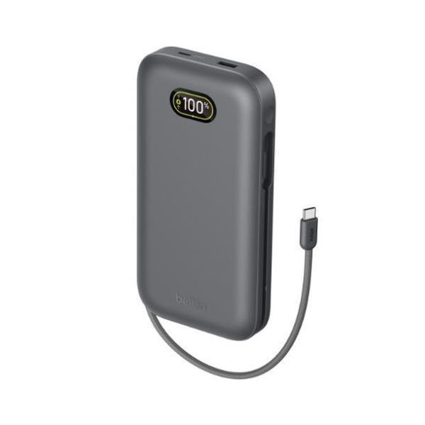 Belkin UltraCharge Pro 27K Laptop Power Bank 2xUSB-C 1xUSB-A Charcoal