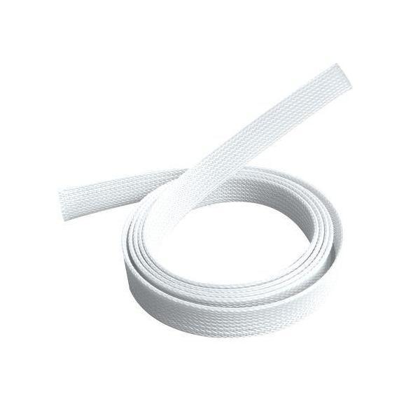 Brateck 1000x20mm 20mm Diameter Braided Cable Sock White LS