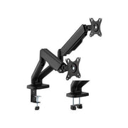 Brateck Cost-Effective Spring-Assisted Dual Monitor Arm 17-32" 9KG VESA 75x75/100x100 Black