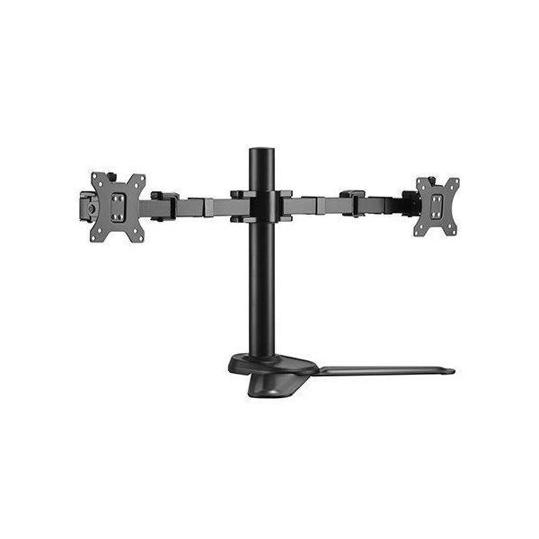 Brateck Dual Free Standing Steel Articulating Monitor Stand 17-32" 9KG VESA 75x75/100x100
