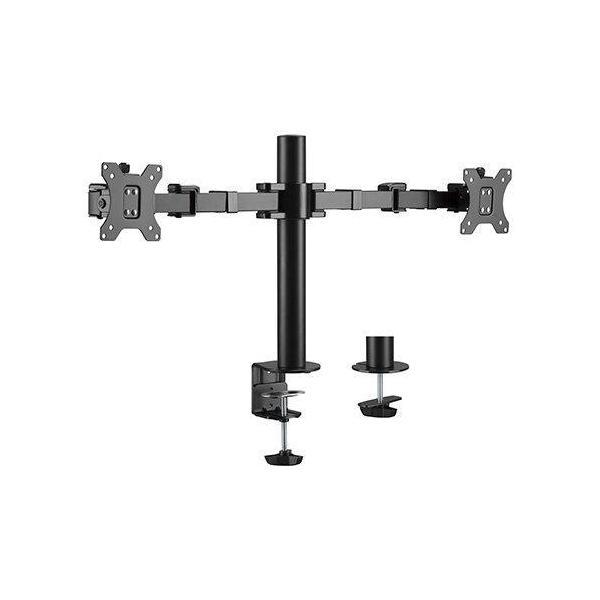 Brateck Dual Monitor Affordable Steel Articulating Arm 17-31" 9KG VESA 75x75/100x100