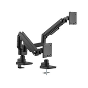 Brateck Dual Monitor Pole-Mounted Gas Spring Arm 17-35" 20KG VESA 75x75/100x100