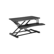 Brateck Electric X-Lift Desk Converter 615x800x156-480mm up to 20kg Black