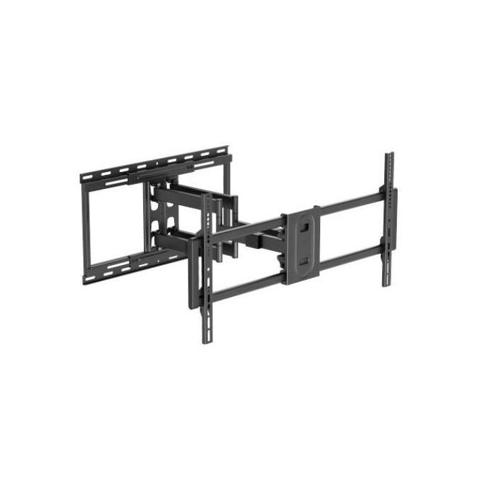 Brateck Heavy-Duty Full-Motion TV Wall Mount with Lateral Shift 600mm Double Stud Black