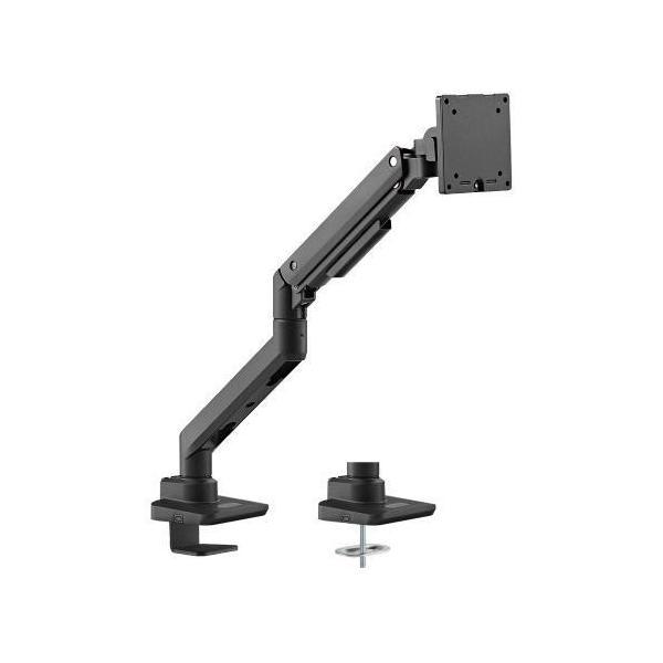 Brateck Heavy-Duty Gas Spring Monitor Arm 17-49" 20KG VESA 75x75-100x100 Black