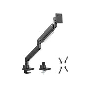 Brateck LDT80-C012 Super Heavy-Duty Gas Spring Monitor Arm 17-57 Matte Black