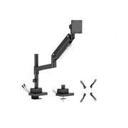 Brateck LDT80-C012UCP Super Heavy-Duty Pole-Mounted Gas Spring Monitor Arm wi...
