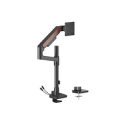 Brateck LDT81N-C012UCP Fusion Heavy-Duty Pole-Mounted Gas Spring Monitor Arm ...
