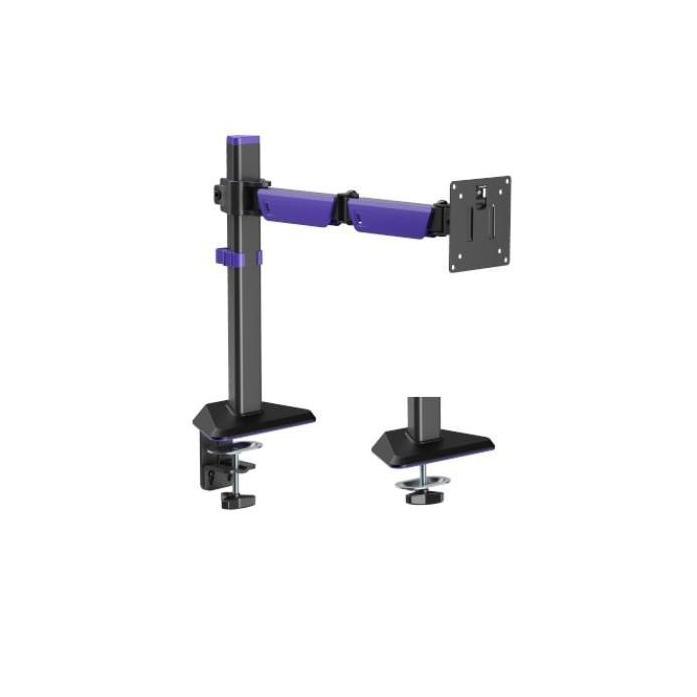 Brateck LDT89-C012 Amethyst Articulating Gaming Monitor Arm Matte Black Fit S...