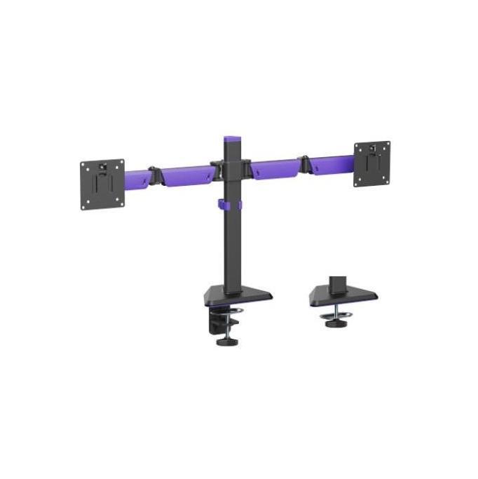 Brateck LDT89-C024 Matte Black Articulating Gaming Dual Monitor Arm 17-32
