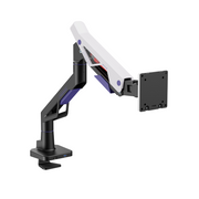 Brateck LDT95-C012UC Atlas Neo Gaming Monitor Arm USB-A USB-C Ports 24-57" Matte Black White