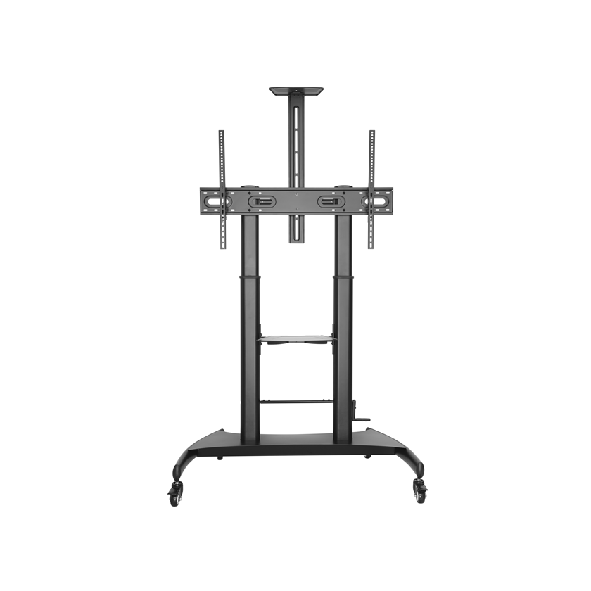 Brateck LS Large Screen Telescopic TV Cart 60-100" 100kg Matte Black