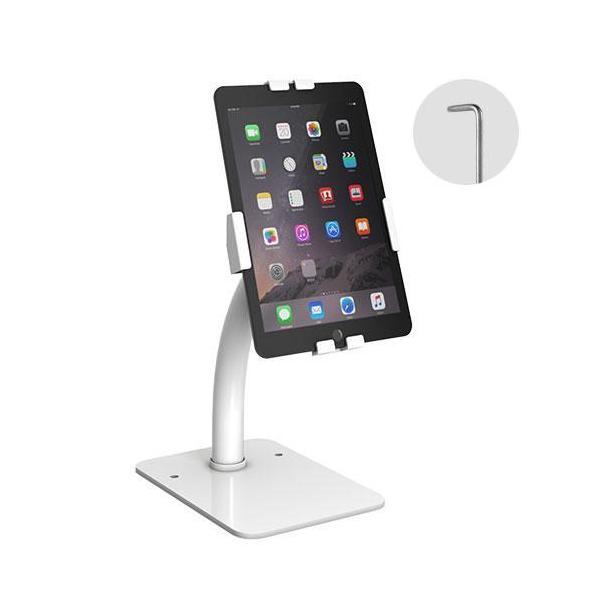 Brateck MPBT-PAD33-03 Universal Anti-Theft Tablet Stand 7.9"-11" White Anti-Theft Locking Screw