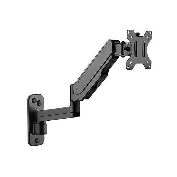 Brateck Single Screen Wall Mount Articulating Gas Spring Arm 17-32" 8KG