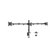 Brateck Triple-Monitor Steel Articulating Arm 17-27" 7KG VESA 75x75/100x100 Black