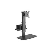 Brateck Vertical Lift Monitor Stand CPU Mount 17-32" 8KG VESA 75x75/100x100 Black