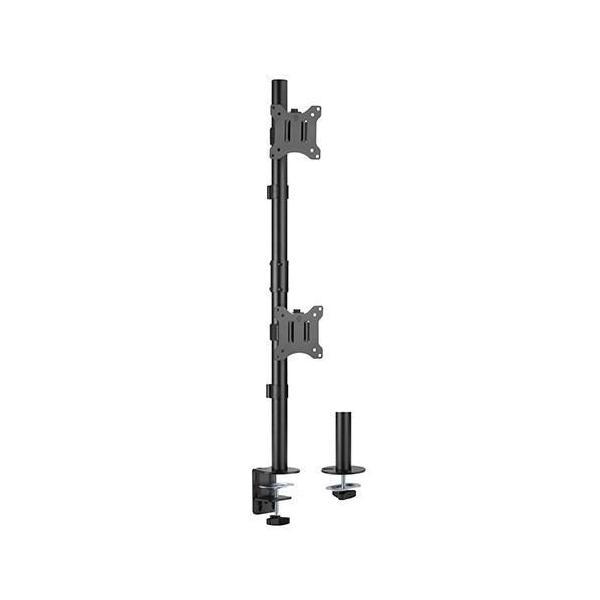 Brateck Vertical Pole Mount Dual-Screen 17-32" 9KG VESA 75x75/100x100