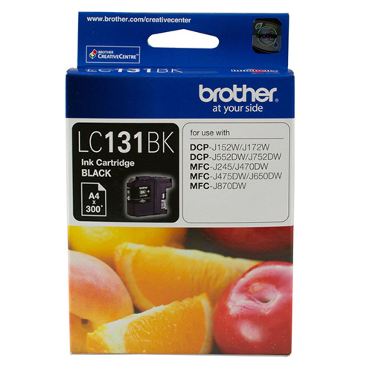 Brother LC-131BK Black Ink Cartridge DCP-J152W Up to 300 Pages